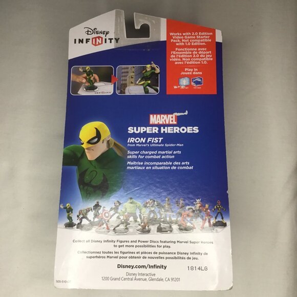 Disney Infinity: Marvel Superheroes 2.0 Edition Iron Fist Figure New in Box - Picture 3 of 3
